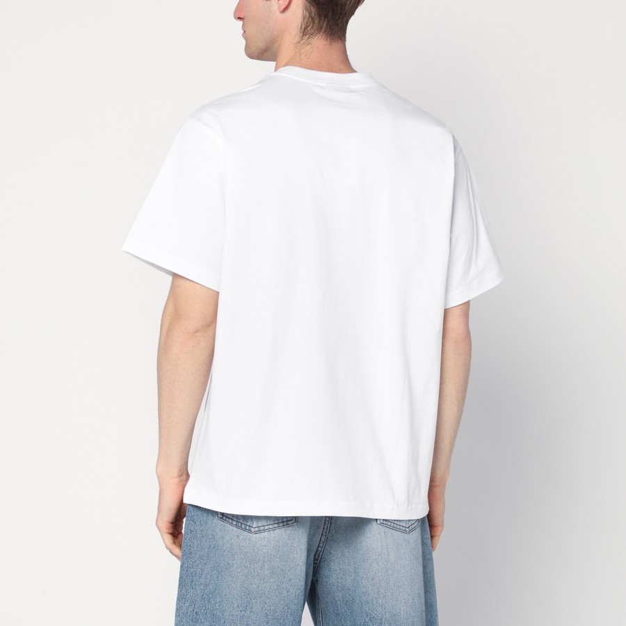 Awake NY White T-shirt with Stomper logo print | TheDoubleF
