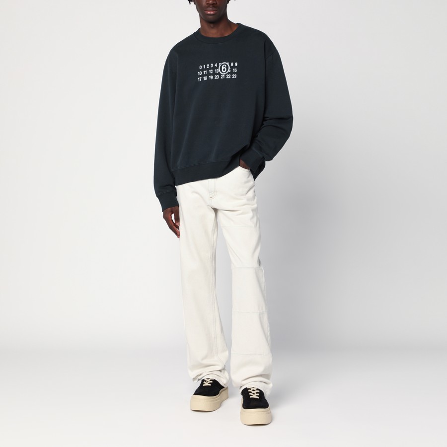 MM6 Maison Margiela Sweatshirt Numeric black in cotton