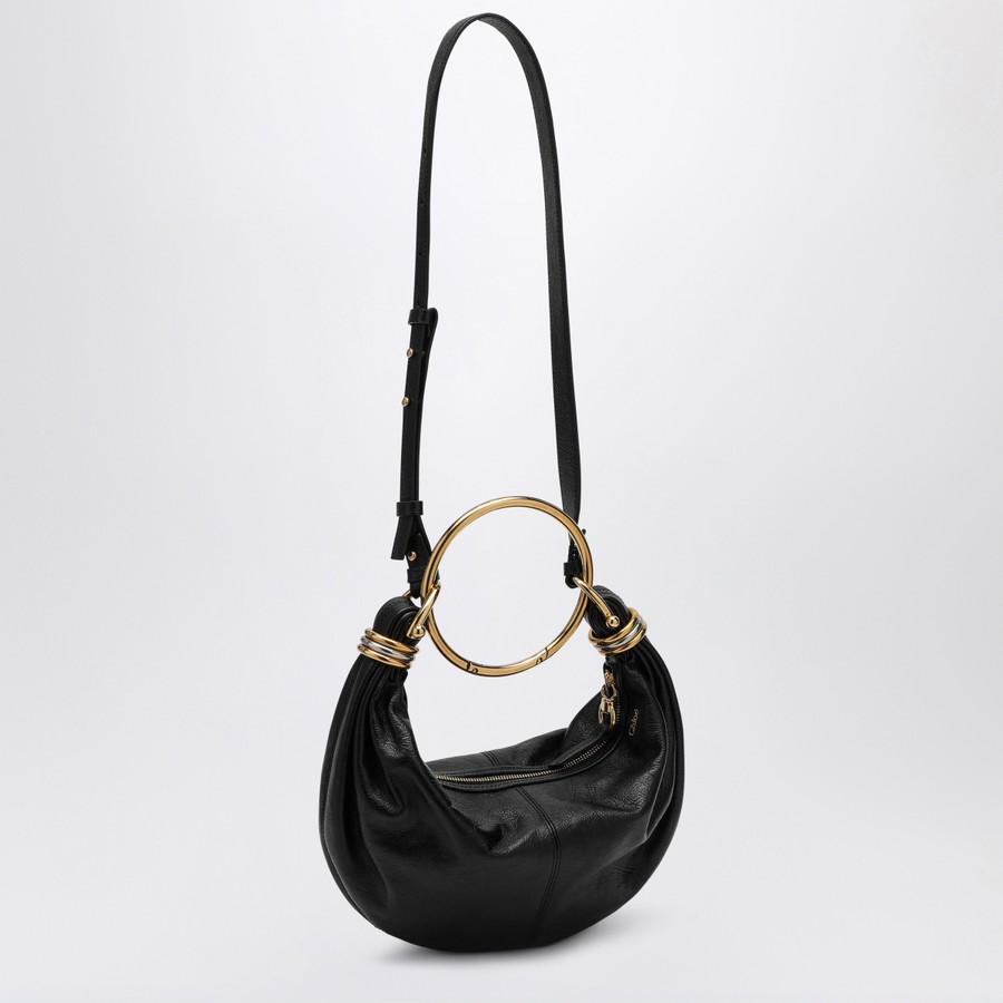 トートバッグ Chloe 'Bracelet Hobo' small handbag (CHC24AS611N72 26M) Chloé Small Bracelet Hobo bag blue | TheDoubleF