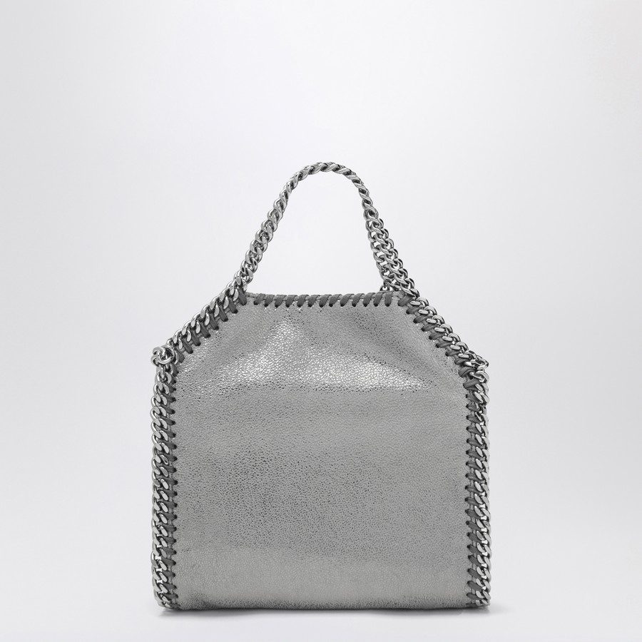 【関税&送料込】Stella Mccartney Tote Bag Micro Falabella Stella McCartney Tote Bag micro Falabella metallic grey