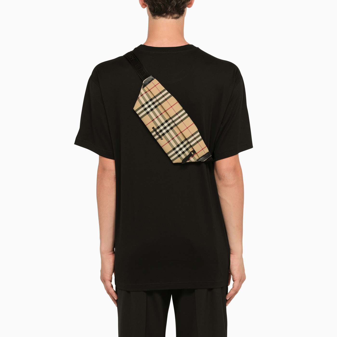 Burberry Vintage Check beige waist bag TheDoubleF