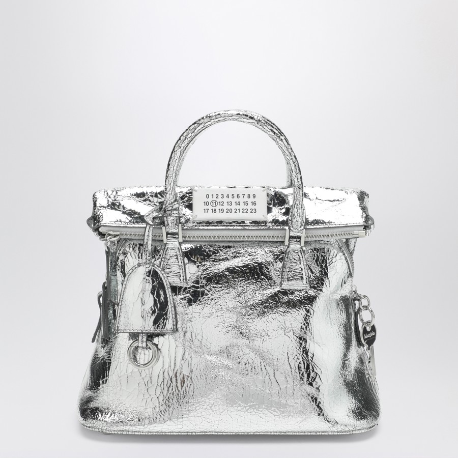 Maison Margiela 5AC ミニ シルバー バッグ レア Maison Margiela 5AC classique mini metallic silver bag | TheDoubleF