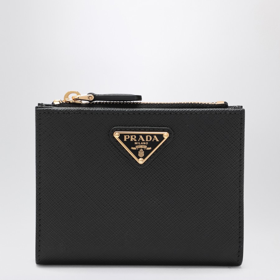 PRADA｜HALF-LENGTH WALLETS (1ML047 2C7X F0002) Black Small Saffiano leather wallet | PRADA