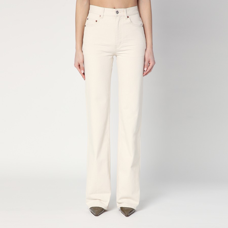 デニム・ジーパン SAINT LAURENT 70S JEANS IN ALMOND COLOUR Saint Laurent 70's jeans in almond colour | TheDoubleF