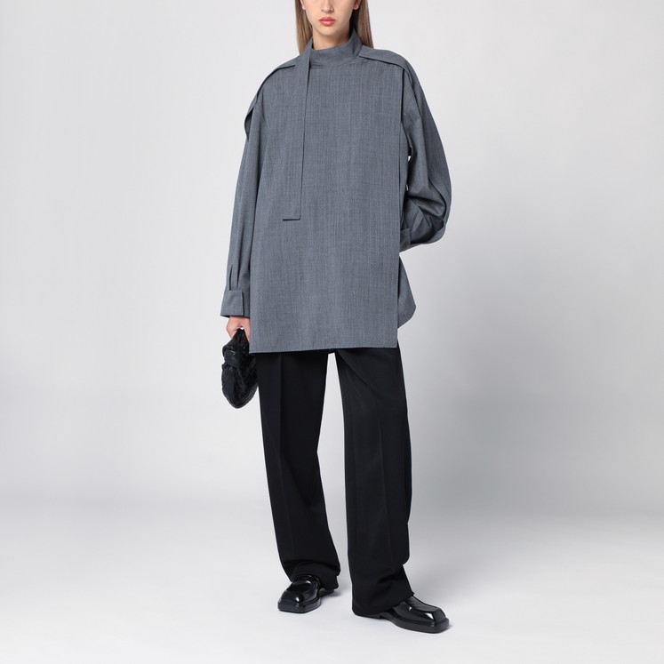 【関税&送料込】Jil Sander Black Wool Parka Jil Sander Black Virgin Wool Parka | Liberty