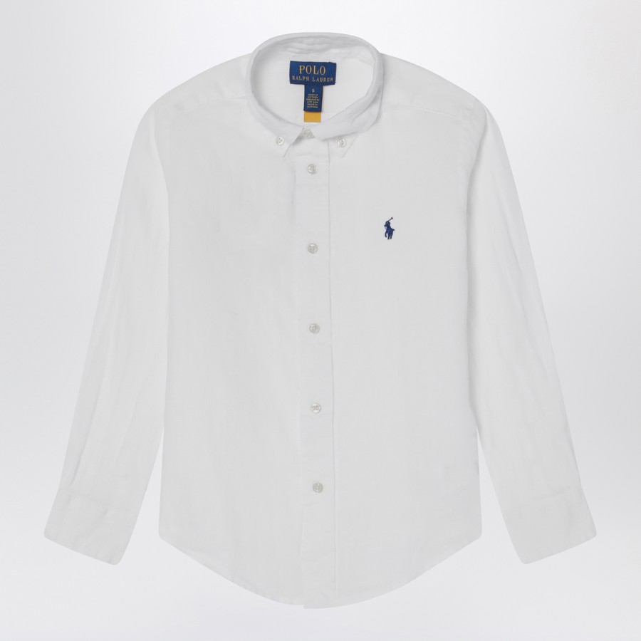Polo by Ralph Lauren リネンシャツ XL ホワイト POLO RALPH LAUREN シャツ リネン ビッグ メンズ : ZOZOTOWN
