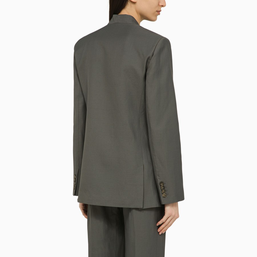 ジャケット Loulou Studio Sandyato single-breasted grey viscose blazer Loulou Studio Sandyato single-breasted grey viscose blazer