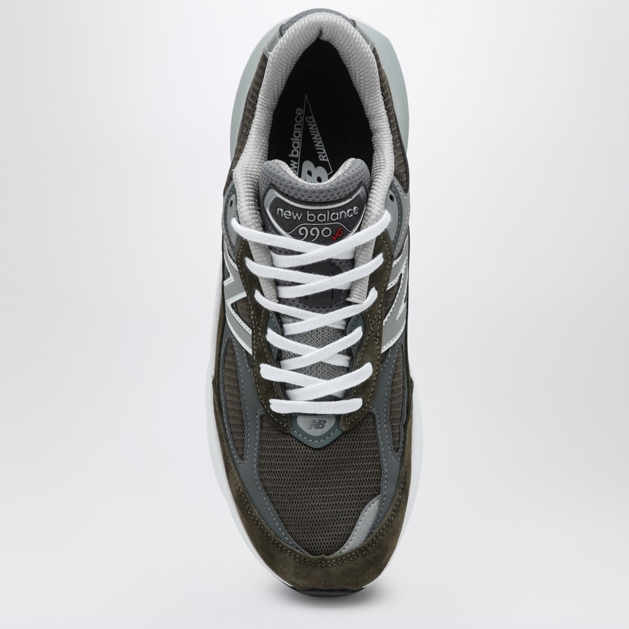 New Balance Low Made in USA 990v6 olive green trainer