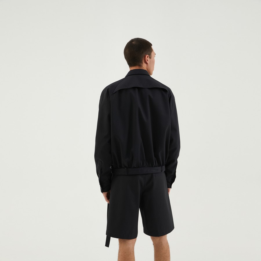 ジャケット 1989 STUDIO Dark blue short trench jacket 1989 STUDIO Dark blue short trench jacket | TheDoubleF