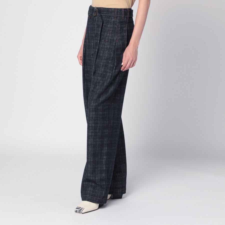 【関税&送料込】Burberry Indigo Jeans Indigo Floral Jeans by Burberry on Sale