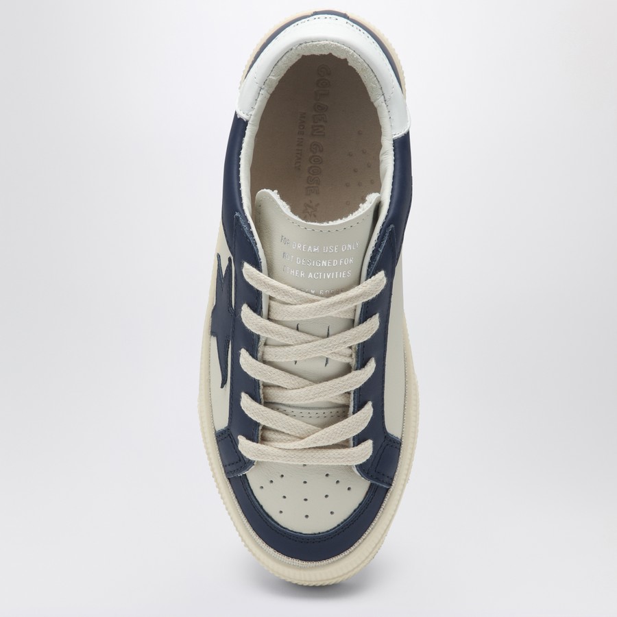 Golden Goose White/Blue low-top sneaker | TheDoubleF