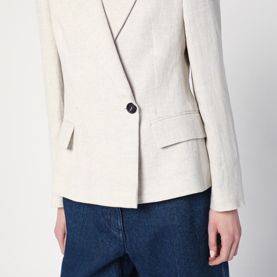 ジャケット BRUNELLO CUCINELLI Women Jackets MH5477288 C169 BEIGE Sparkling blazer for Woman in Beige | Brunello Cucinelli