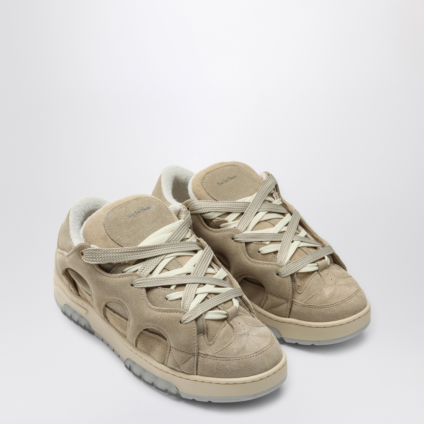Santha Model 1 sand-coloured suede sneaker | TheDoubleF