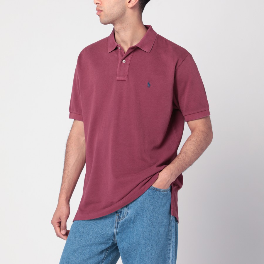 【関税&送料込】Polo Ralph Lauren Wine Red Cotton T-Shirt Cl 21892811r.jpg