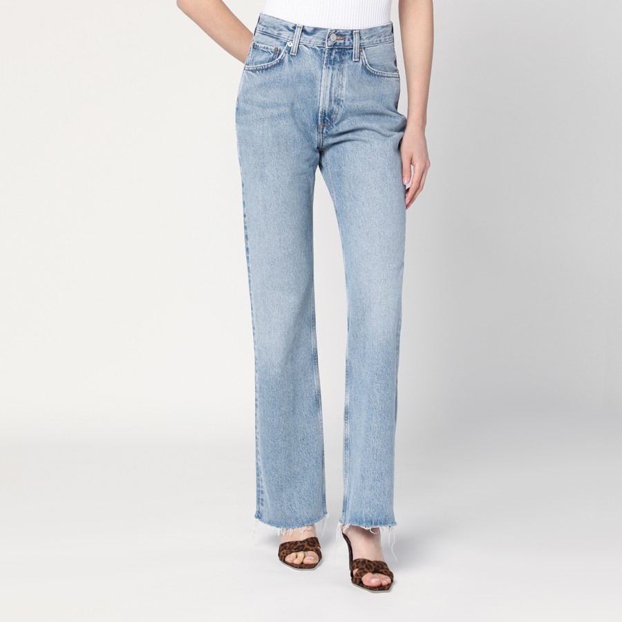 ボトムスその他 AGOLDE Faded light blue jeans in regenerated denim AGOLDE Faded light blue jeans in regenerated denim | TheDoubleF