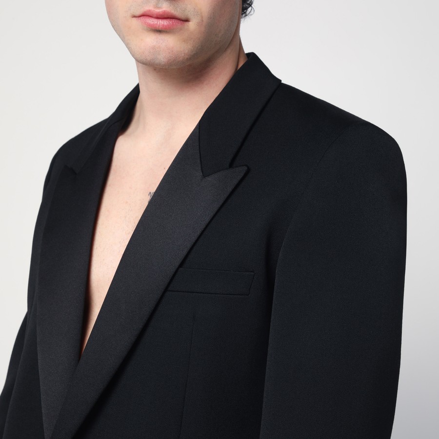 ジャケット Saint Laurent Grain De Poudre Tuxedo Jacket a24_saint-laurent_a24-saint-