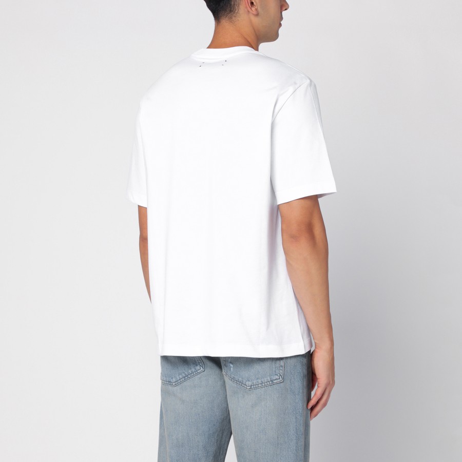 AMIRI White cotton T-shirt with logo | TheDoubleF