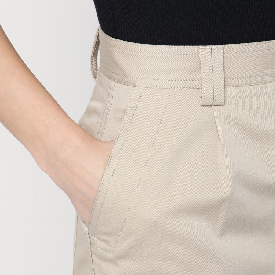 スカート ANINE BING Women Mid Skirts A 04 10733CO OMA10 BEIGE ANINE BING Beige buttoned pencil skirt | TheDoubleF