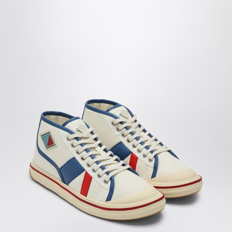 スニーカー BOTTEGA VENETA SNEAKER (827556V5JG1 9642) Bottega Veneta Eliot Sneakers in White/Red/Blue | TheDoubleF