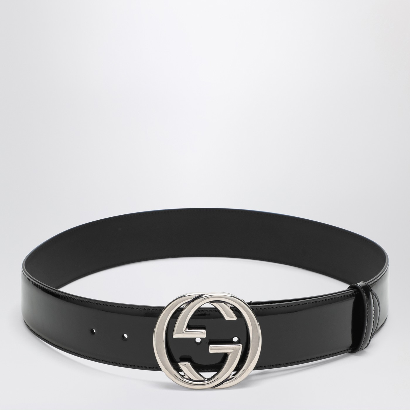 GUCCI Ceinture GG noire en cuir | TheDoubleF