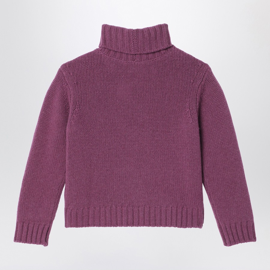 Maglia dolcevita Gesperance viola in cashmere