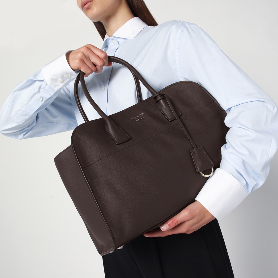 トートバッグ PRADA LARGE SHOPPING BAG IN RADICA COLOUR LEATHER Prada Large shopping bag in Radica colour leather | TheDoubleF