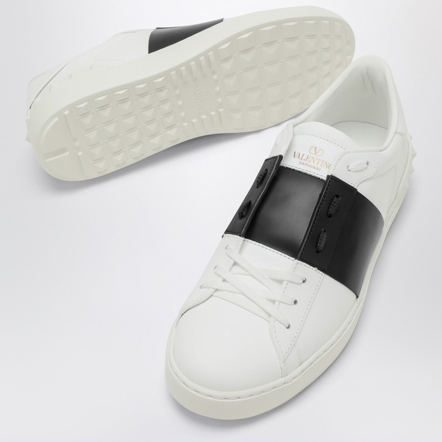 スニーカー VALENTINO GARAVANI Men Sneakers White 7Y2S0830BLU M15 Valentino Garavani White/Black Open Sneaker | TheDoubleF