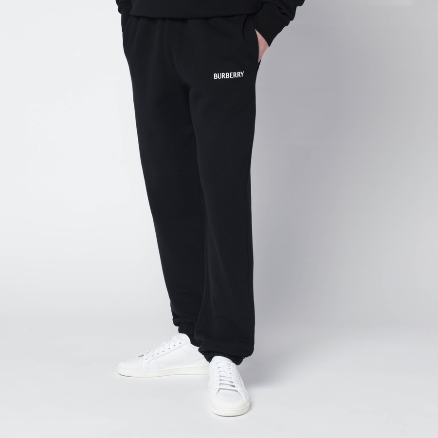 Burberry Black jogging trousers with logo | TheDoubleF