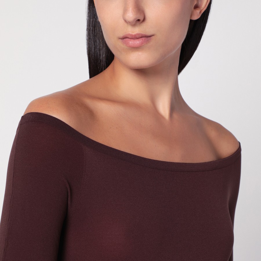 Alaïa Second skin brown bodysuit | TheDoubleF