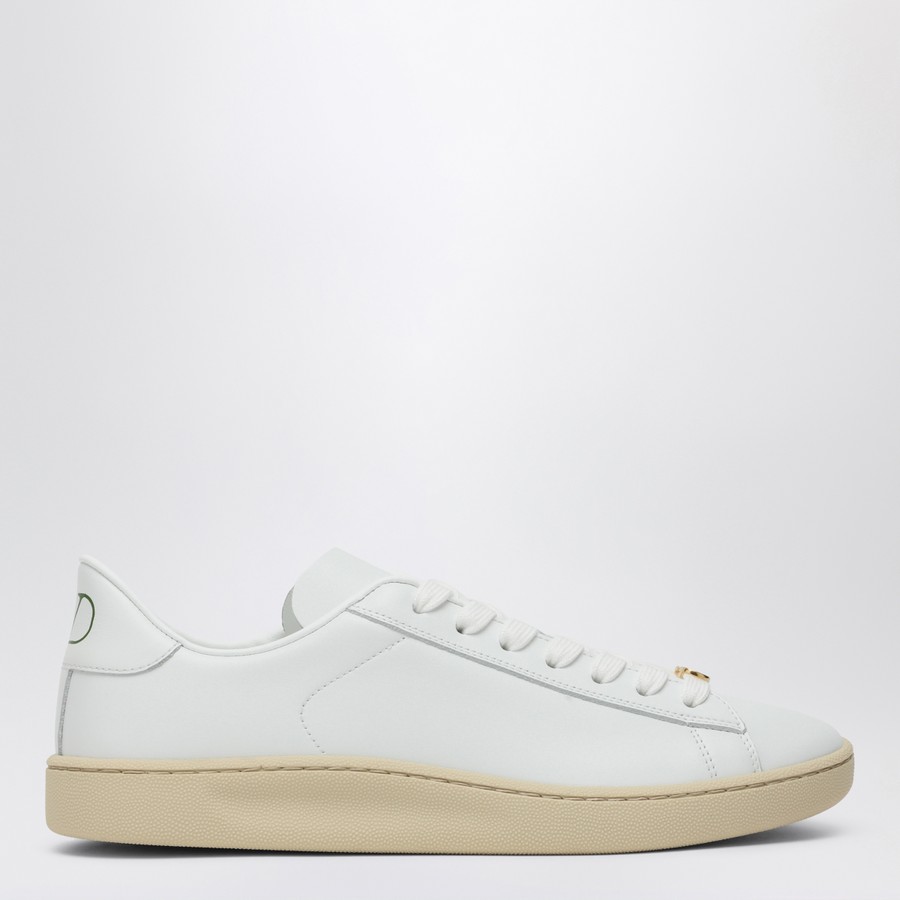 【関税&送料込】Valentino Garavani White Leather Royco Sneak Royco Sneaker In Nappa Calfskin for Woman in White