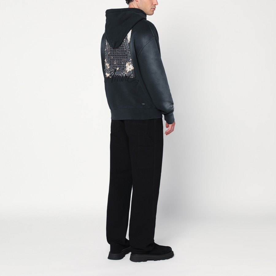 AMIRI Black Bandana Hoodie | TheDoubleF