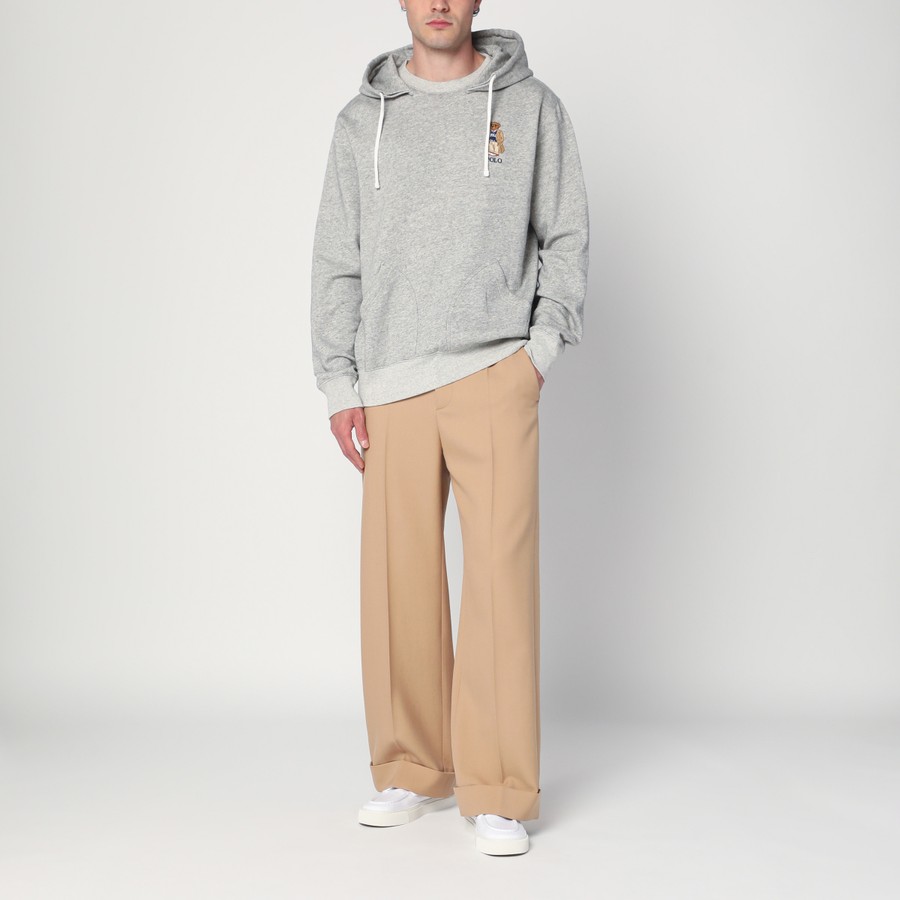 パーカー・フーディ POLO RALPH LAUREN Men Hoodies 710971780001CO LO GREY Polo Ralph Lauren Gray Polo Bear hoodie | TheDoubleF