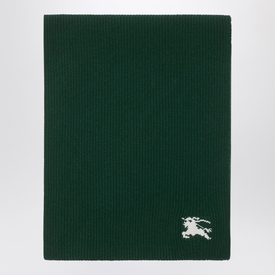 【関税&送料込】Burberry Dark Green Wool Scarf Burberry Dark green wool scarf | TheDoubleF