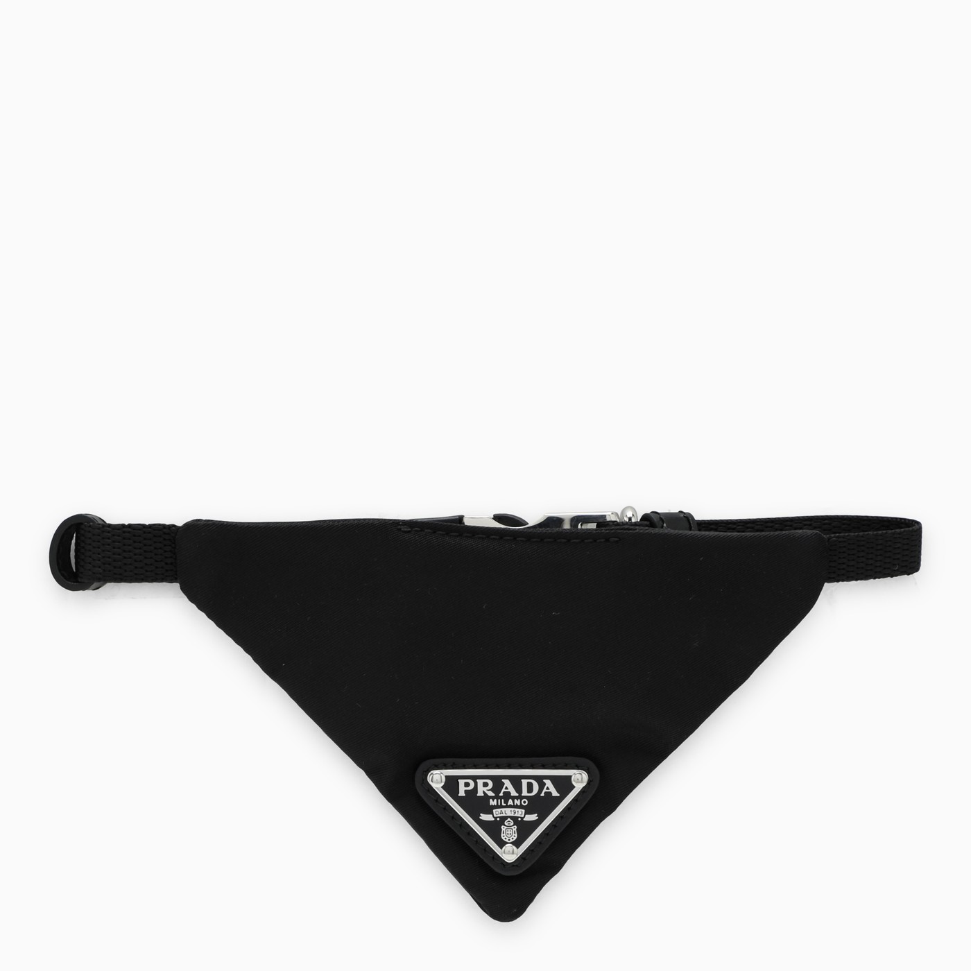 Prada Black nylon dog bandana collar TheDoubleF