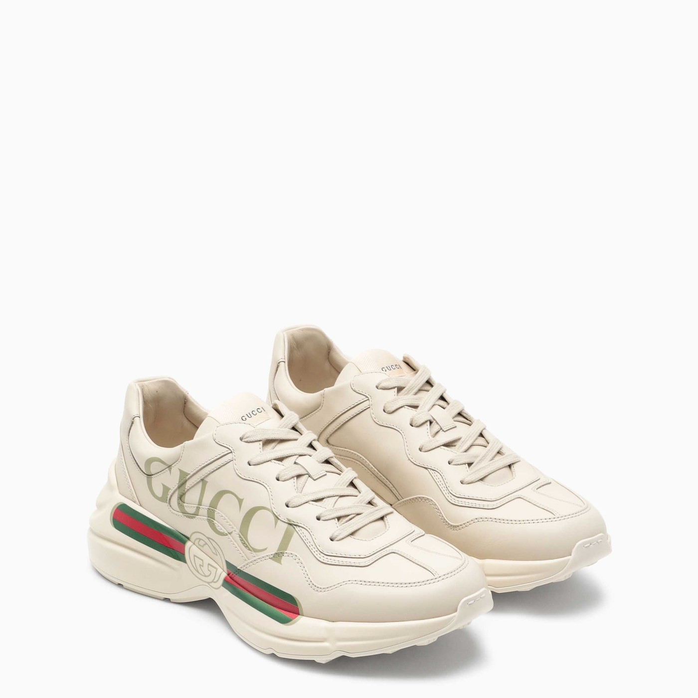 GUCCI Sneaker Rhyton uomo con logo Gucci TheDoubleF