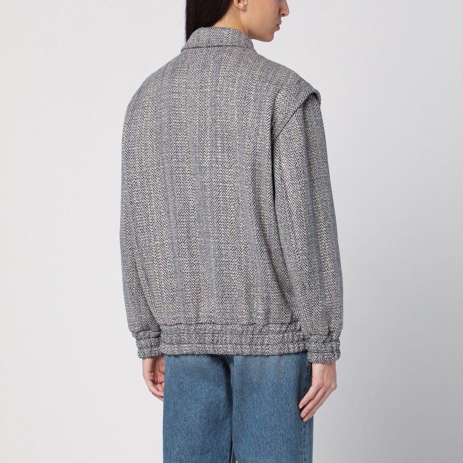 ジャケット GOLDEN GOOSE Women Bomber Jackets GWP02132 P00185425235 Pink Golden Goose Women's Golden Star Bomber Jacket in Dark Blue