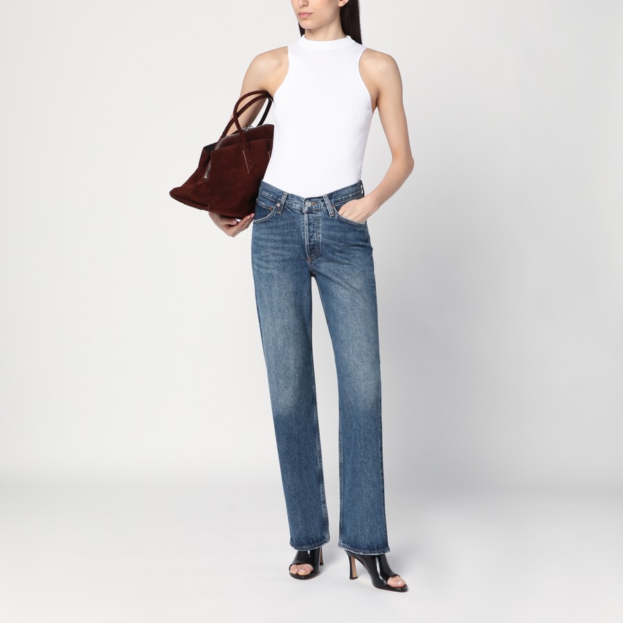 ボトムスその他 AGOLDE Blue jeans with a faded effect in blended regenerated AGOLDE Blue jeans with a faded effect in blended regenerated