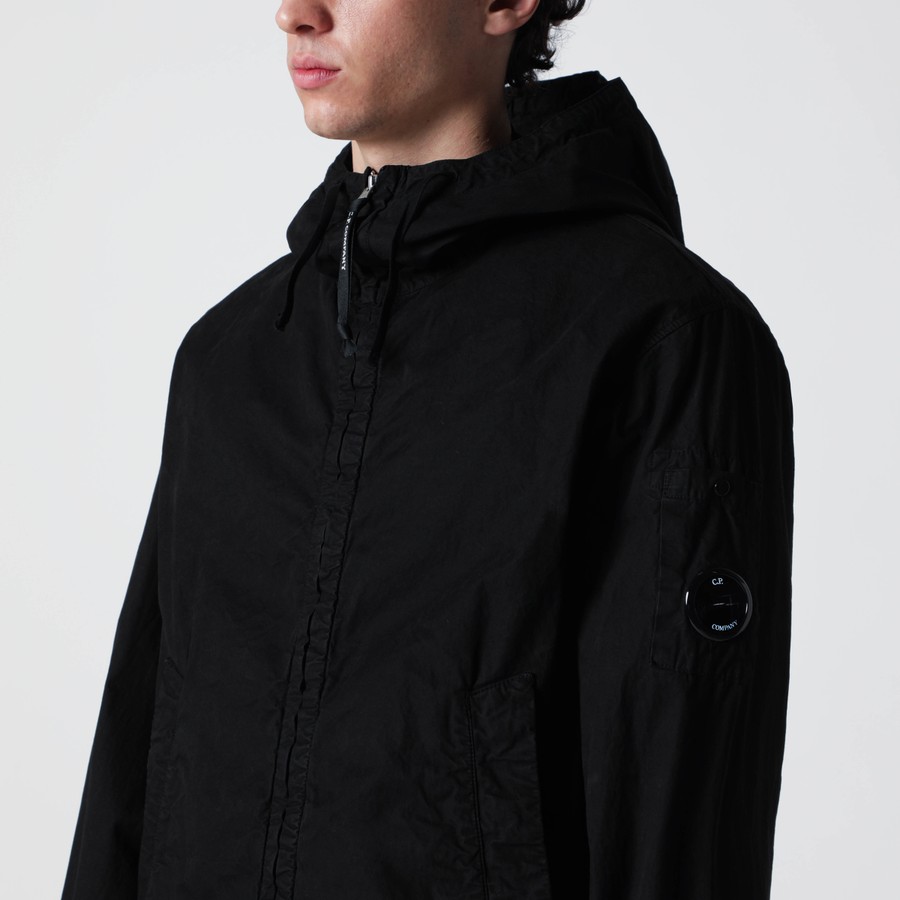 C.P. Company Black cotton zip-up jacket | TheDoubleF