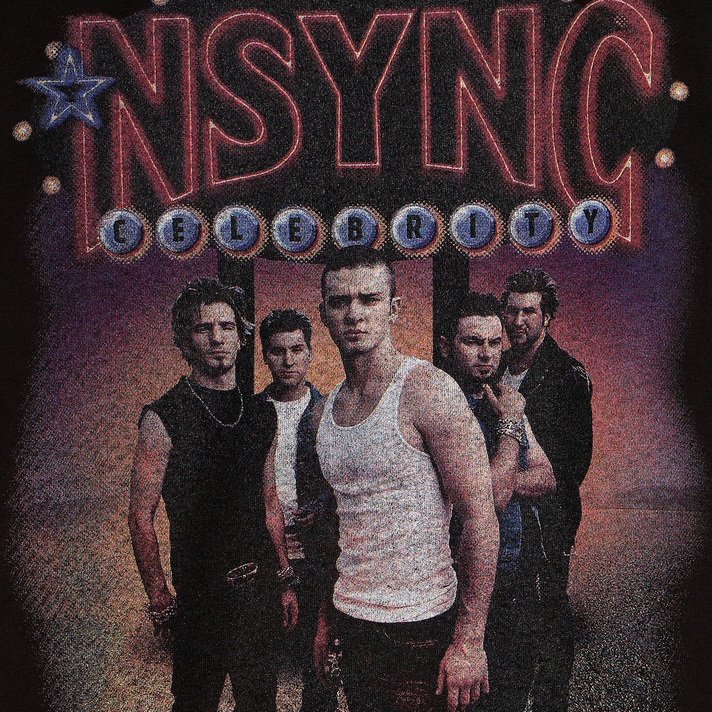 1989 STUDIO Nsync Final Tour black Tshirt TheDoubleF