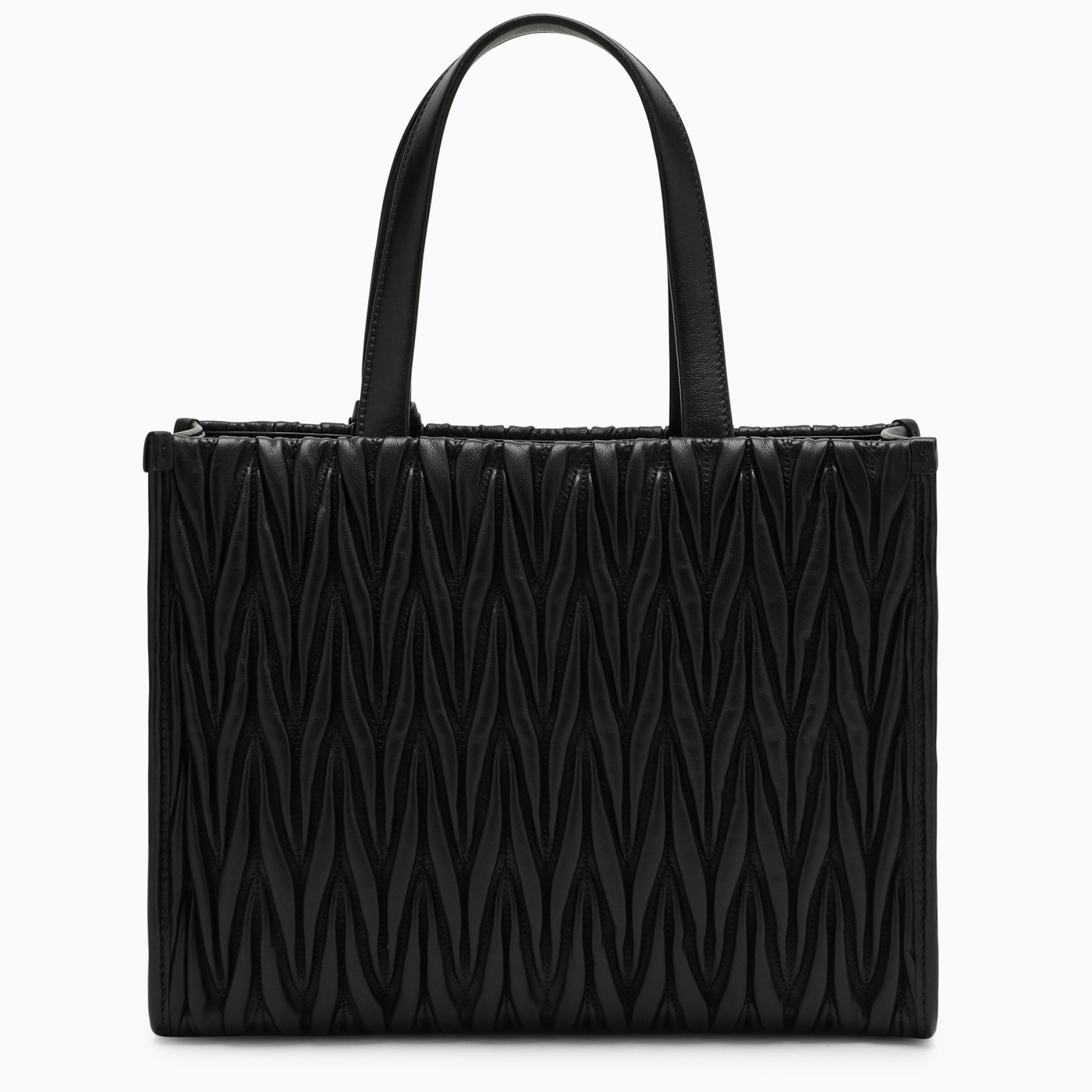 Miu Miu Black quilted nappa leather bag TheDoubleF