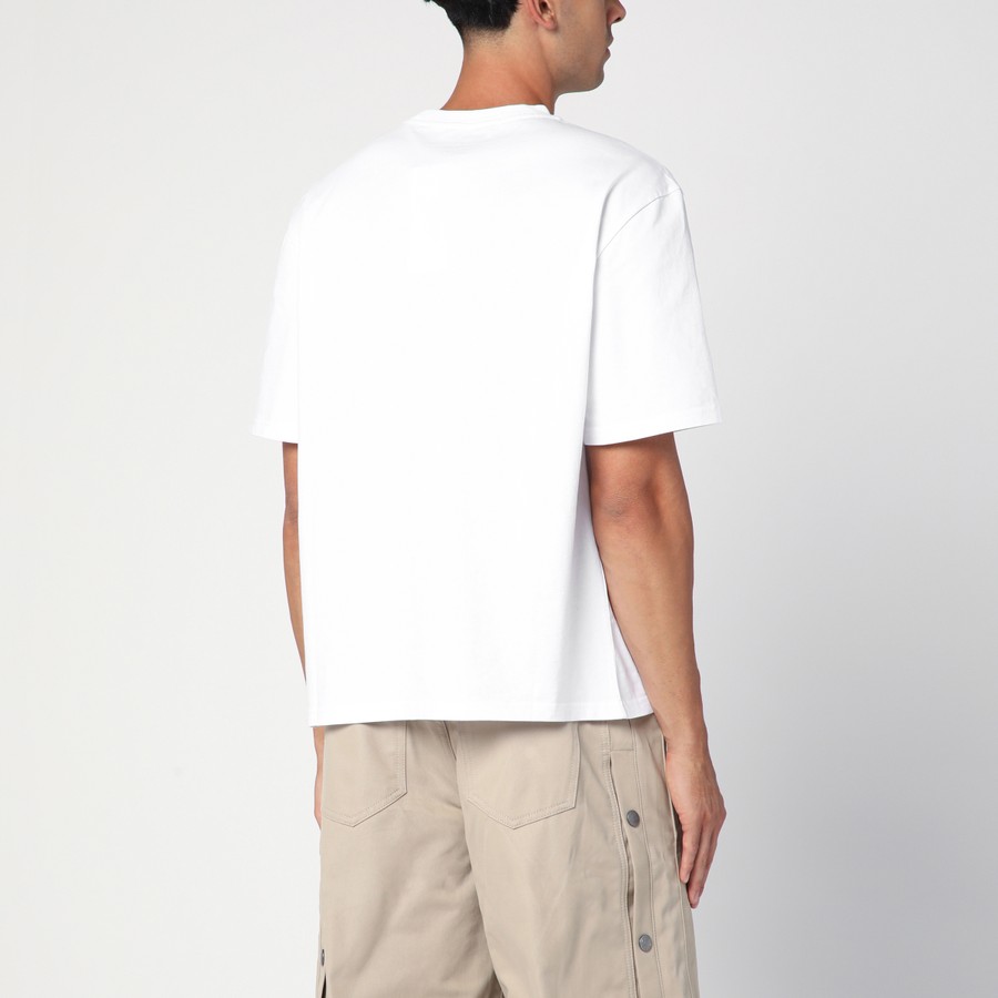 Tシャツ・カットソー Martine Rose White Cotton T-Shirt With Logo Martine Rose White cotton T-shirt with logo | TheDoubleF