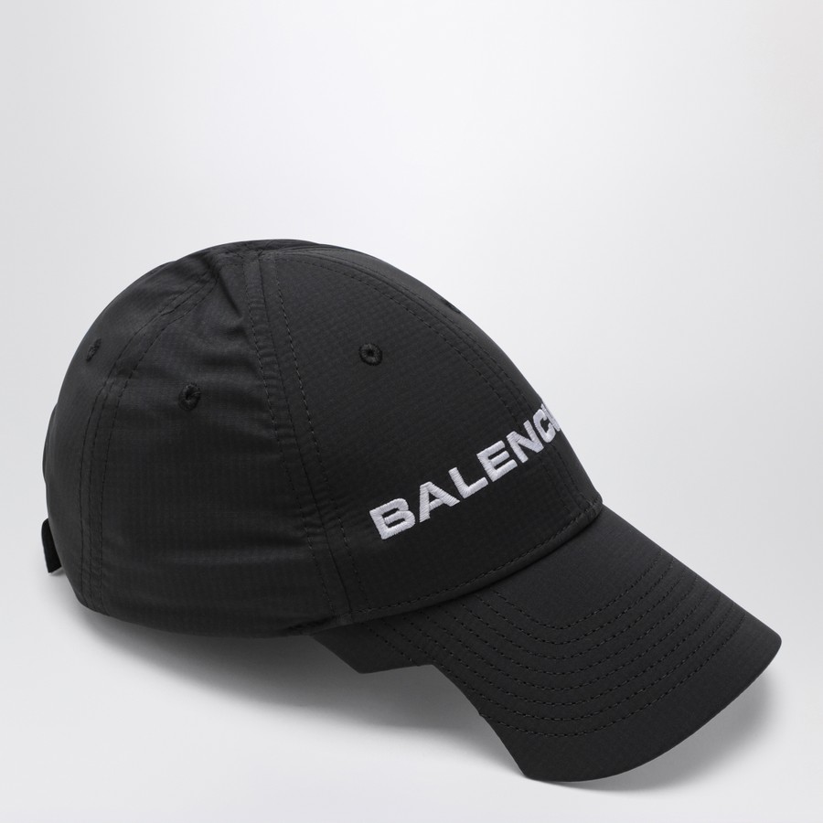 Balenciaga Black/white logo baseball cap | TheDoubleF
