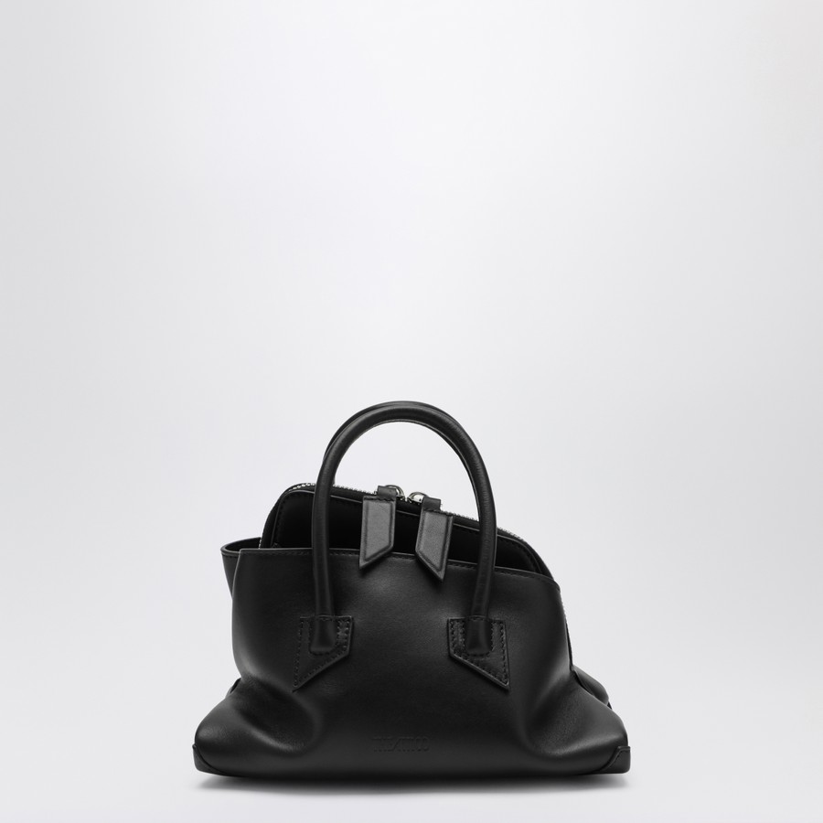The Attico Black leather La Passeggiata Mini bag | TheDoubleF