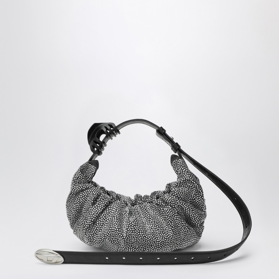 Diesel Grab-D hobo bag S with rhinestones | TheDoubleF