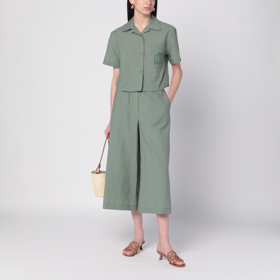 LOEWE S616Y09XAZ5102 関税送料込 Wrap dress in cotton blend Blue - LOEWE
