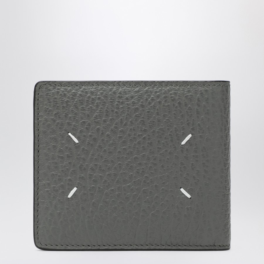 Maison Margiela グレー 二つ折り財布 Maison Margiela Grey Four Stitches bi-fold wallet | TheDoubleF