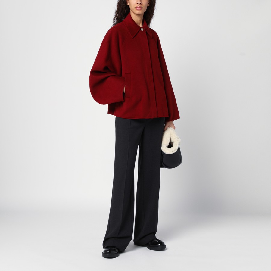 ジャケット Loulou Studio Camila jacket in burgundy wool Loulou Studio Camila jacket in burgundy wool | TheDoubleF