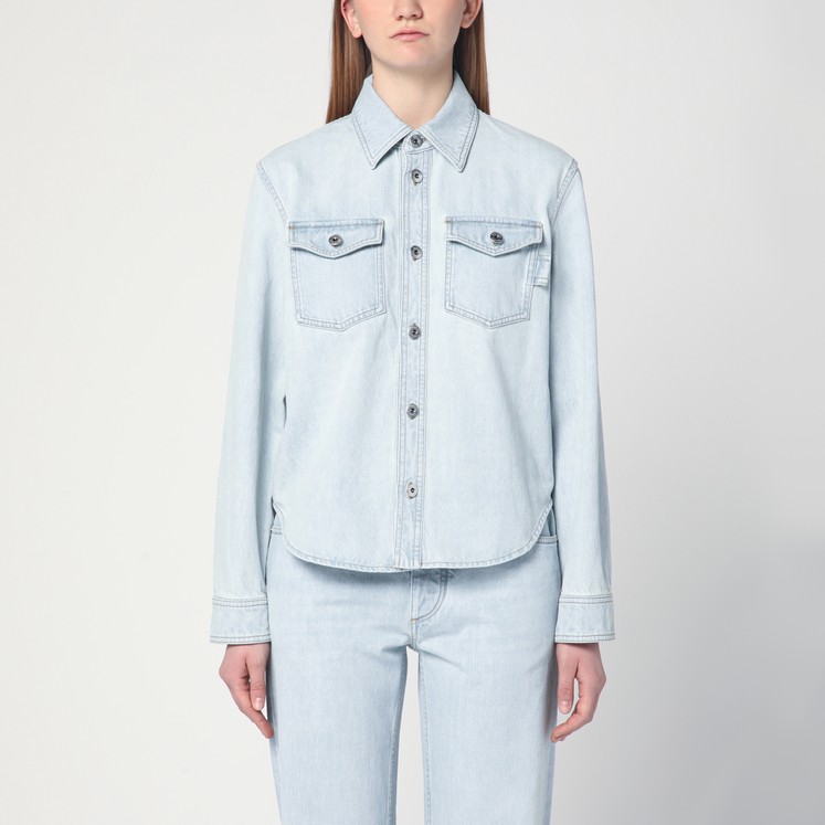 ジャケット BOTTEGA VENETA Woman Jacket Blue 729840V2E50 4024 BOTTEGA VENETA: leather jacket - Blue | Bottega Veneta