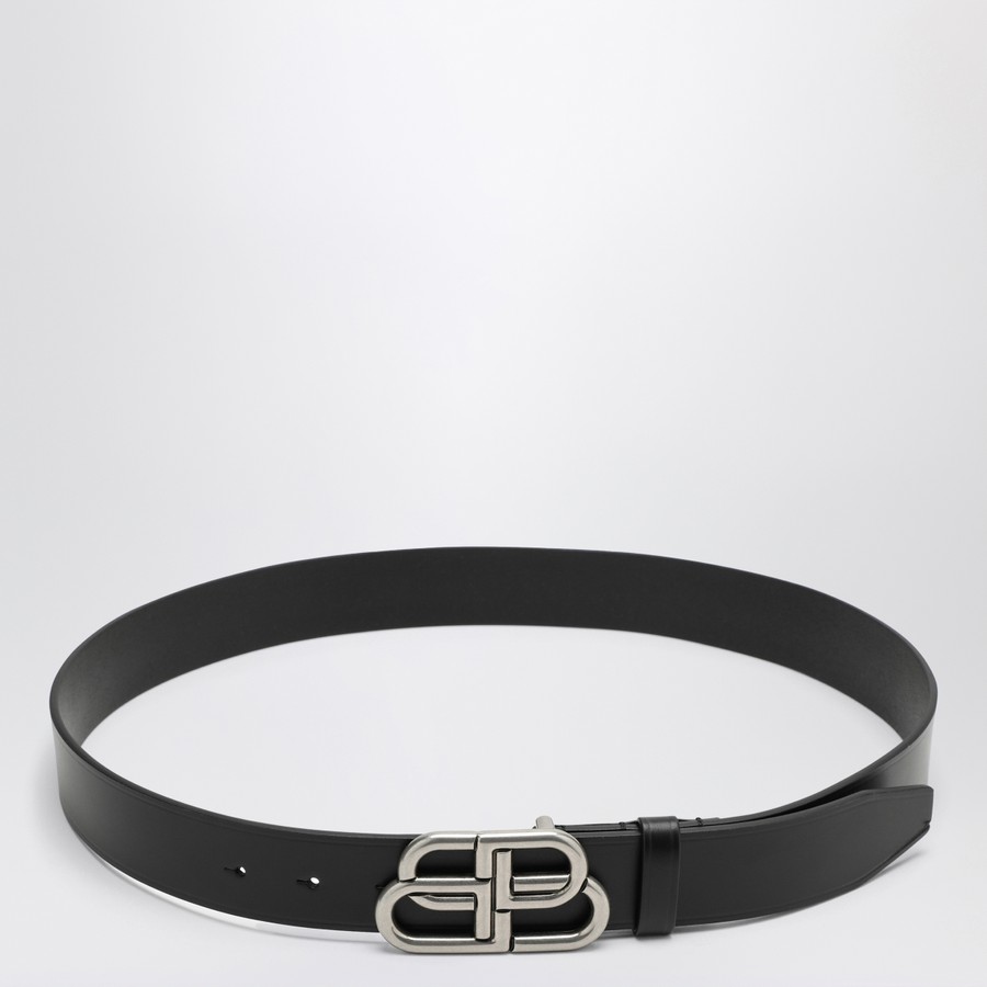 BALENCIAGA BB ベルト 黒 Bb Large Belt in Black | Balenciaga US