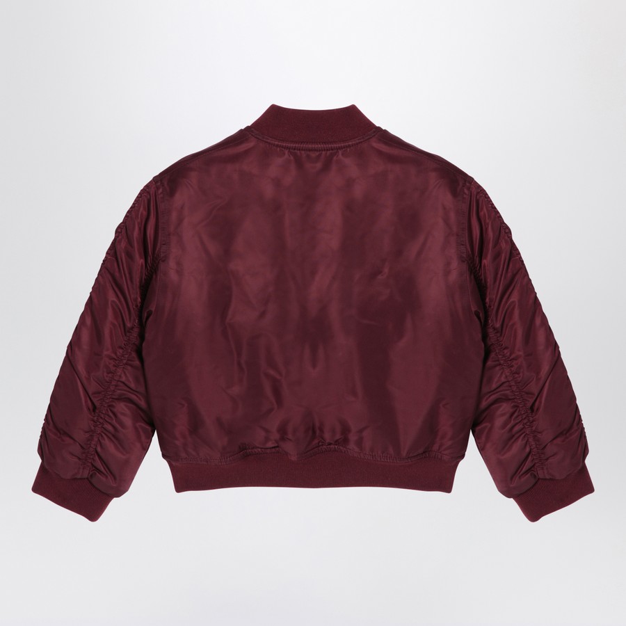 Chloé Nylon bordeaux bomber jacket | TheDoubleF